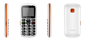 Aligator A430 Senior White-Orange + stolný napájač